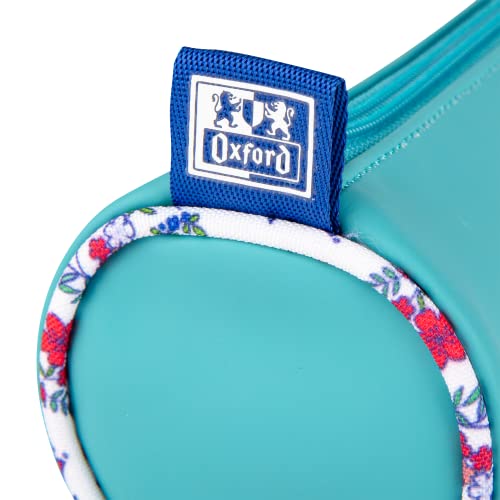 Image of Oxford Federmappchen mit einem Fach, grosse Kapazitat, Pastel Turquoise, Cylinder