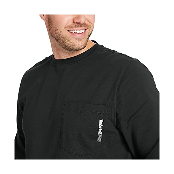 Timberland Herren Base Plate Long Sleeve with Chest Pocket Big & Tall Arbeits-T-Shirt – Bild 5