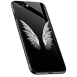 iPhone 8 Case,White Angel Wings Pattern iPhone 7 Cases iPhone SE 2020 Cases for Girls Women,Ultra Protection Shockproof Soft Silicone TPU Non-Slip Back Compatible with Apple iPhone 8/7/SE2