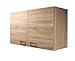 Flex-Well Küchen-Hängeschrank HERNE - Oberschrank - 2-türig - Breite 100 cm - Eiche Sonoma