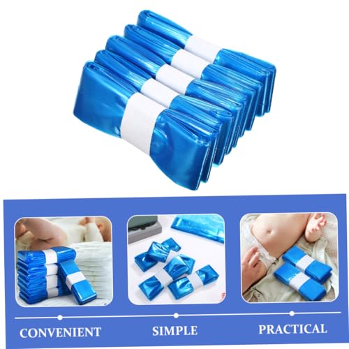 Bolsas de plástico con cordón para pañales 10 unidades miniatura 3