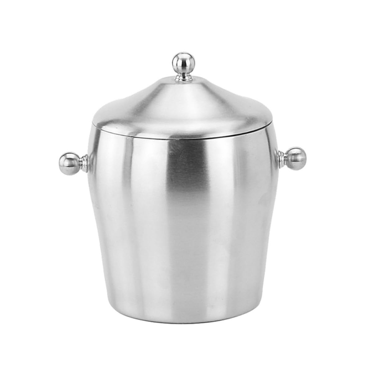 Acciaio Inox Secchiello per Ghiaccio 1,2 con Coperchio