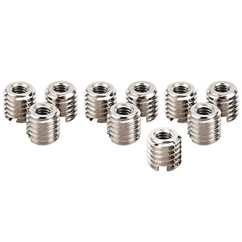 ANKROYU Thread Insert Kit 10pcs 303 Stainless Steel Thread Repair Inserts M4x0 7 Female to M8x1 25 Male Reducer Nuts for Aviation Automotive Machinery