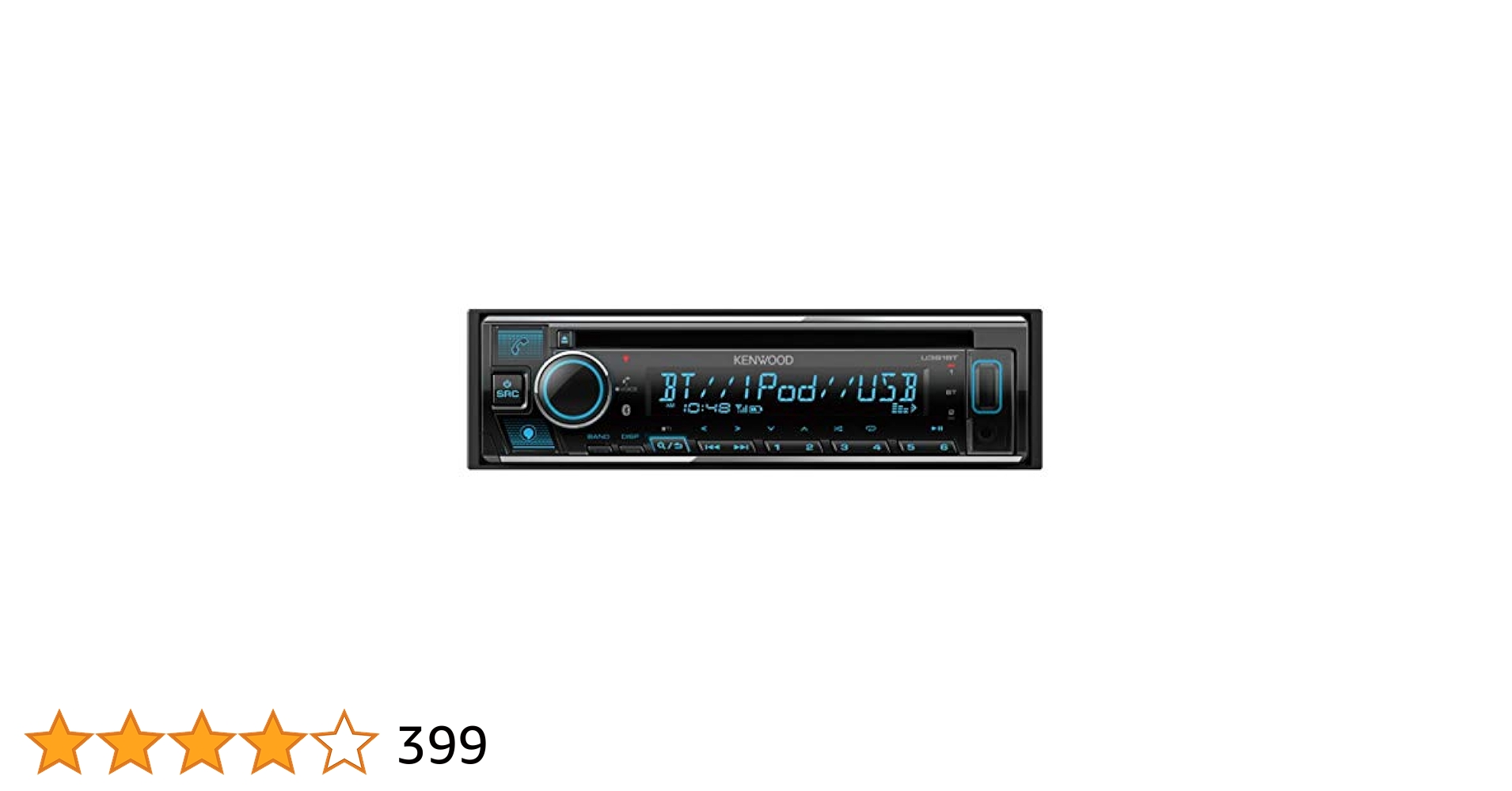 【未使用】KENWOOD ケンウッド 1DINオーディオデッキ U381BT Amazon | ケンウッド 1DINオーディオデッキ U381BT Bluetooth