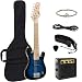 Best Choice Products Electric Guitar Kids 30" Blue Guitar W/Amp, Case, Strap (Blue)