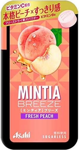 アサヒグループ食品 ミンティアブリーズ 超激得sale フレッシュピーチ 30粒 8入