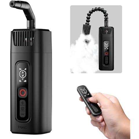 JUSMO Portable Smoke Machine Handheld Fog Machine Battery Powered - ULANZI FM01 FILMOG Ace Portable Fog Machine with Remote Control Fogger for Indoor Outdoor Photography Videography Effects Cover