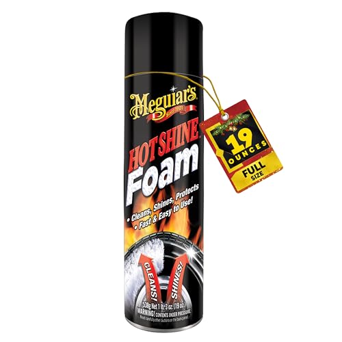 Meguiar's Hot Shine Tire Foam, High Gloss Tire Shine That