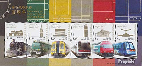 Hong Kong block216 (Complete.Issue.) 2010 100 Years Railway (Stamps for Collectors) Trains/Railway/funicular