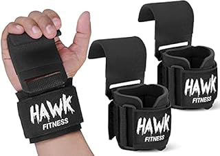 Weight Lifting Hooks Grips with Wrist Wraps & Straps Powerlifting Weightlifting Gloves Grip & Wrist Support for Deadlifts & Everyday Gym Workout