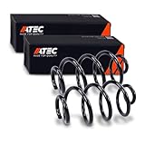 ATEC Germany 2x Fahrwerksfeder hinten links & rechts Kompatibel mit NISSAN NOTE (E11, NE11), RENAULT MODUS/GRAND MODUS (F/JP0_), CLIO III Grandtour (KR0/1_), CLIO III (BR0/1, CR0/1)