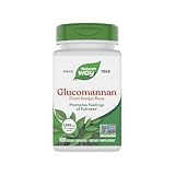 Nature's Way Premium Herbal Glucomannan from Konjac Root, Promotes Feelings of Fullness*, 1,995 mg per 3-Capsule Serving, Non-GMO Project Verified, Vegan, 100 Capsules (Packaging May Vary)