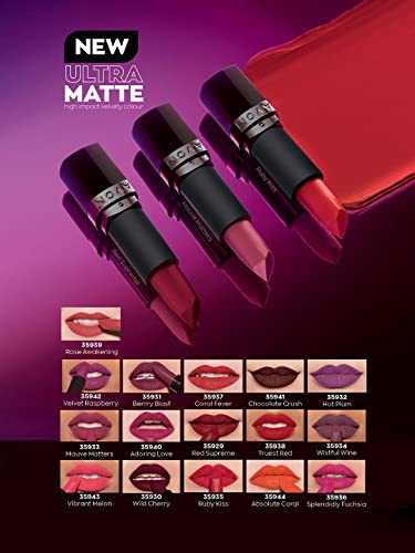 Image of Avon Ultra Perfectly Matte Lipstick - Mauve Matters | Velvety Matte Finish | Suits to all skin tones - 4gm