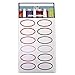 RSVP Oval Canning & Jelly Jar Labels, Small, 48 Count