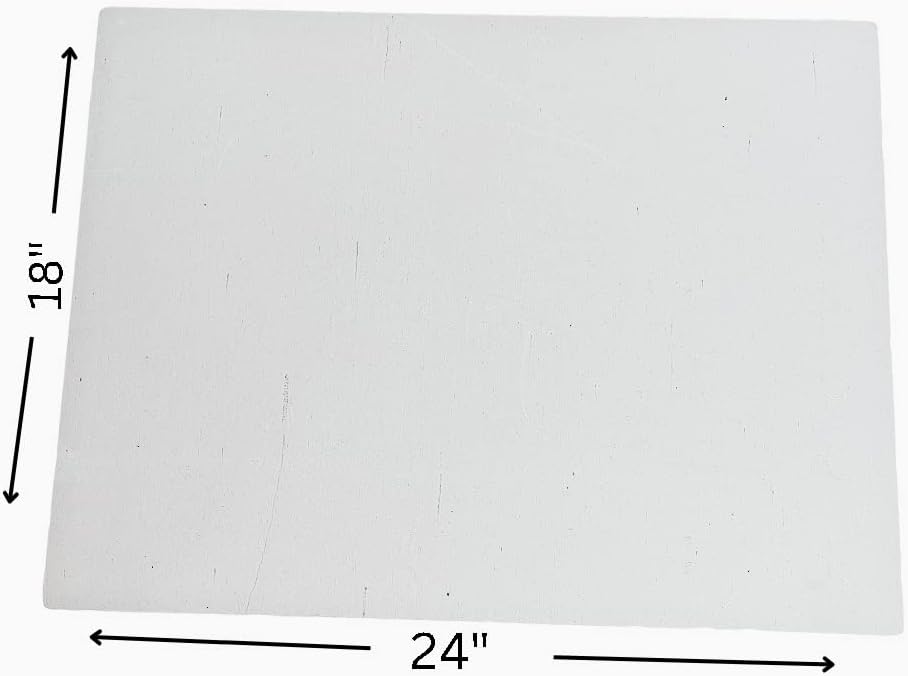 Universal Ceramic Fiber Insulation Baffle Board for Boilers, Stoves, Forges, Kilns - Measures 24"x18"x3/4" - 2, 300F Rated
