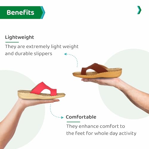 Image of ORTHO JOY Extra-Soft Women's Doctor Ortho Slippers /Flip-Flops For Women