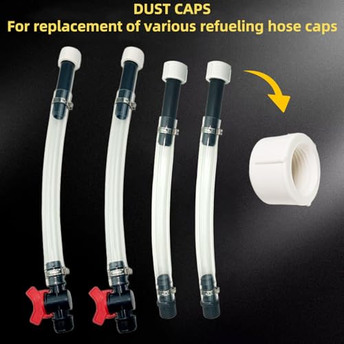 Image of 6 PCS Racing fuel jug hose Cap - For Dust,Vent,fuel jug,Racing Fuel 5.5 Gallon,egs jugs,Scribner Fuel Jugs, gas can, Gasoline Tank and Tank Etc Hose cap Replacemen 6 PCS.