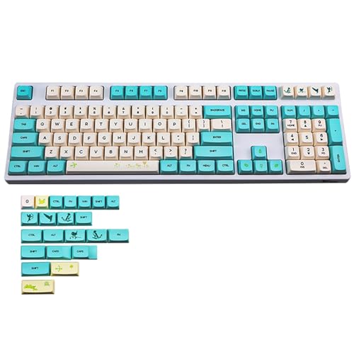 Touches de hauteur pour clavier mécanique 130 pièces au style floral