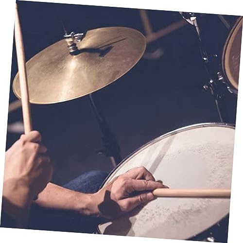 GALPADA Set de baquetas de arce con cepillos de alambre, accesorios para batería, ligeros y antideslizantes para música jazz y rock miniatura 3
