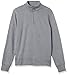 Amazon Essentials Men's Long-Sleeve Quarter-Zip Fleece Sweatshirt, Medium Grey Heather, Large