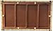eHemco Heavy-duty Water Hyacinth Wicker Storage Trunk with Metal Frame, 30 by 17.5 by 17.5 Inches, Natural