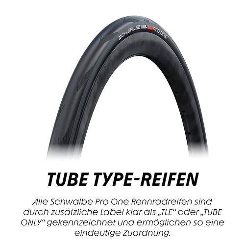 Schwalbe Pro One Fahrradreifen – High-End Rennrad Reifen Tube Type für Training & Rennen – Super Race Karkasse… – Ansicht 5