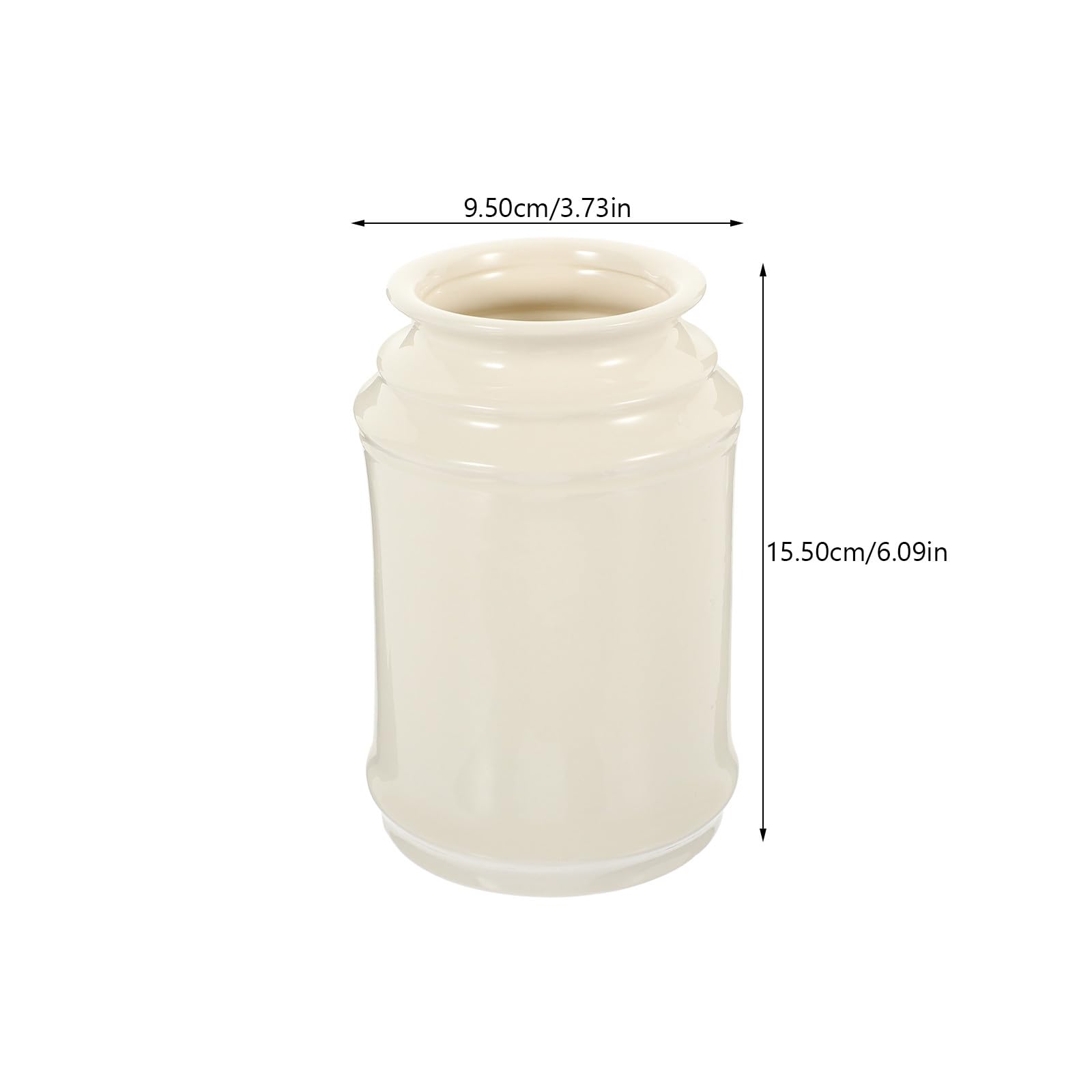 ULTECHNOVO Porte-Ustensiles en Céramique Blanche Égouttoir à Baguettes Pratique Rangement la Cuisine pour Cuillères et Baguettes Accessoire Multifonction pour Plan de Travail