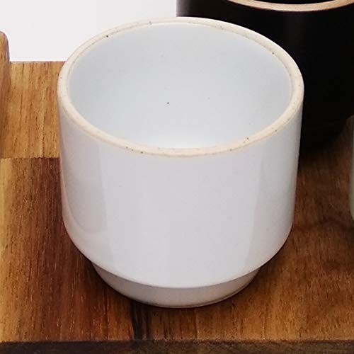 Lenith Korean Shot Glasses Set For Sake, Soju, 1.7 Oz, 5 Piece Handcrafted Ceramic Pottery Porcelain Glass For Sake thumb #4