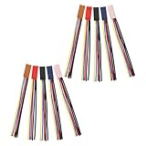 Parliky 10 Bunte Bibellesezeichenbänder mit Stoff Langlebige Seitenmarker für Bibel und Gebetbuch Praktisches Lesezubehör für Bücherliebhaber und Schulbedarf