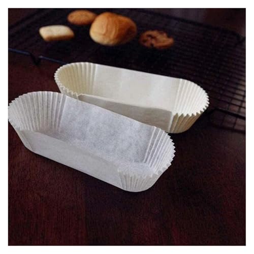 Moldes de hojalata para pan con papel pergamino protector para repostería casera sin manchas 5