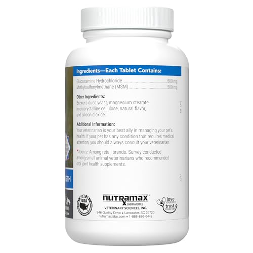 Nutramax Cosequin Standard Strength Joint Health Supplement for Dogs, With Glucosamine and MSM, 75 Chewable Tablets Nutramax Cosequin Standard Strength Joint Health Supplement for Dogs, With Glucosamine and MSM, 75 Chewable Tablets