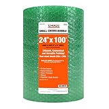 U-Haul Enviro-Bubble - Bulk Roll 100' of Small Bubble Padding & Protection for Fragile Decor, Dishes, Glassware, Frames, & More- 1 Roll