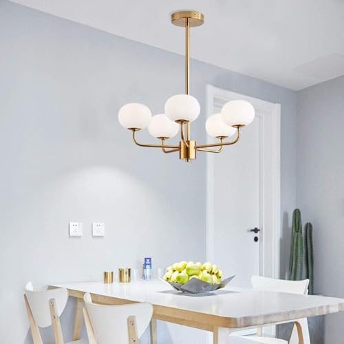 Plafonnier moderne style milieu du siècle avec éclairage suspendu LED chic