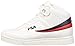 Fila Men's Everyday Sport Athletic Casual High-Top Vulc 13 MID Lace Up Sneaker Shoes, White Navy Red-125, 10.5