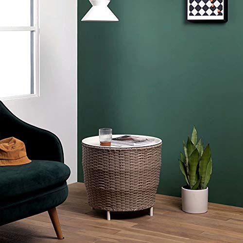 Table d'Appoint en Rotin SENSEN pour Optimiser un Petit Appartement