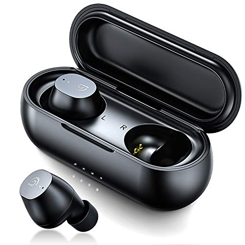 Bomaker Wireless Earbuds, Bluetooth 5.0 in-Ear Stereo Headphones, Deep Bass, Touch Control, 30Hrs/2 Mics, Type-c Quick Charge,IPX7 Waterproof Headset