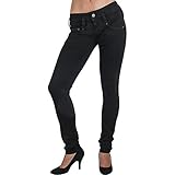 Stil: Slim Herrlicher Damen Pitch Slim Jeans, Tempest 671, 26W / 32L