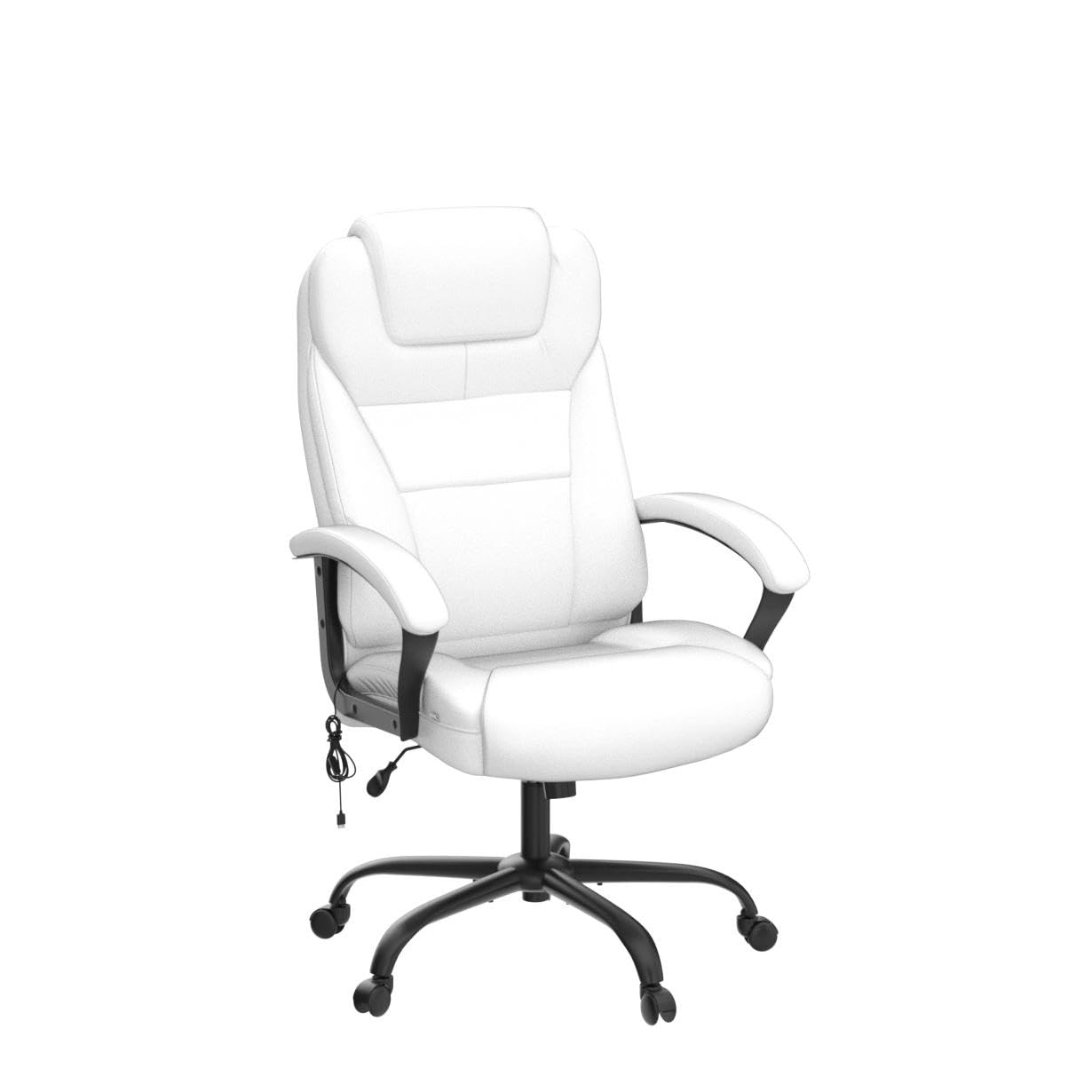 Sillas De Oficina Para Personas Pesadas, Grandes Y Altas, Asiento Ancho De 500 Libras, Silla De Escritorio Ergonómica De Piel Sintética, Silla De Computadora Ejecutiva Giratoria Ajustable Con Soporte