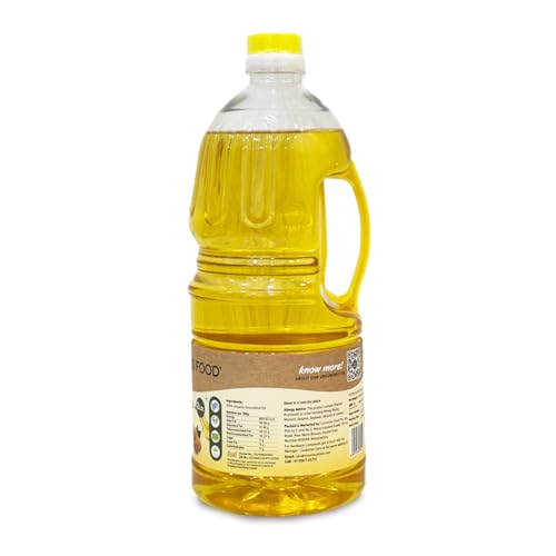 Image of Conscious Food Natural Groundnut Oil in PET bottle | Cold Pressed | Kacchi Ghani Peanut Oil -2liter