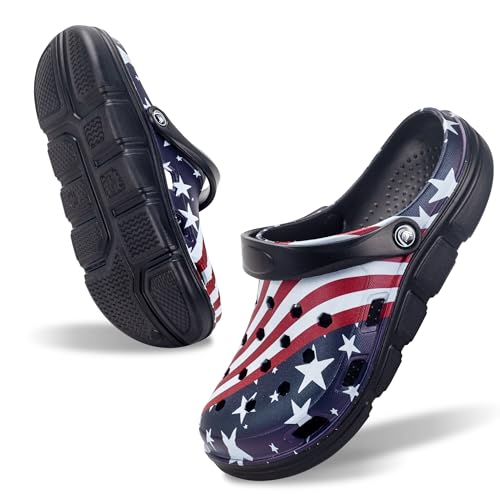 Image of PIMIO Garden Clogs for Women and Men,Slip On Work Shoes with Arch Support,Womens Mens Quick-Dry Water Shoes Casual Sandals,Comfortable Slippers