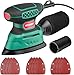 HYCHIKA Orbital Sander 3.8Amp 450W,Detail Sander Tool,30W LED Work Light,3-Tool Power Tool Set Combo Kit