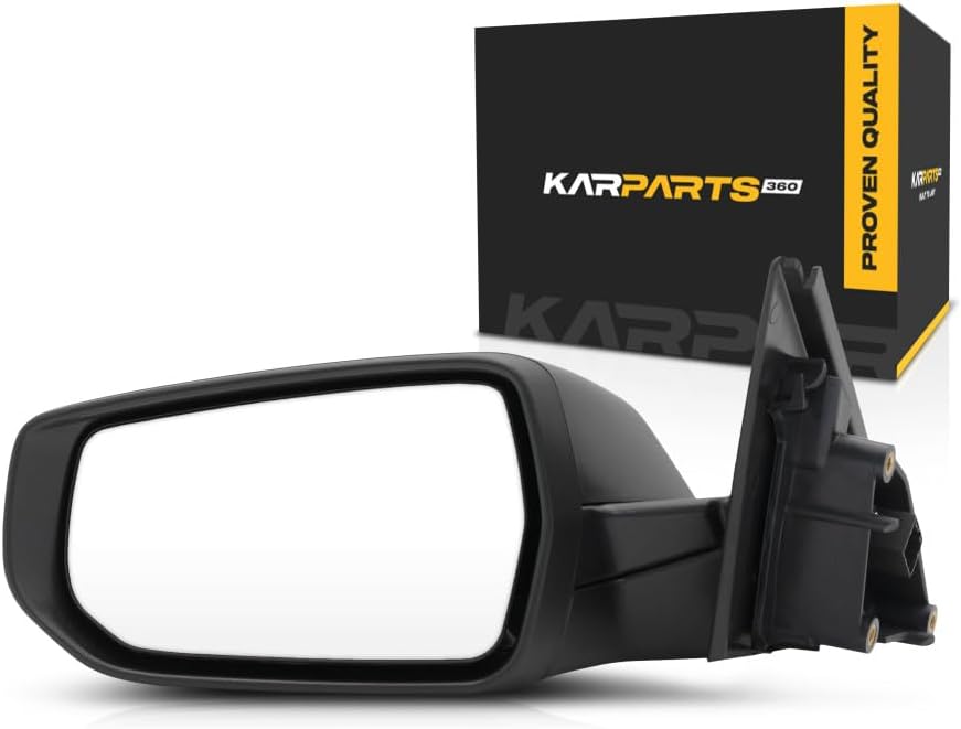 For Chevy Malibu 2016-2024 Door Mirror Driver Side | Power Glass | Non-Heated | Textured Black Cover | Replacement For GM1320558 | 84288097-PFM, 84026841