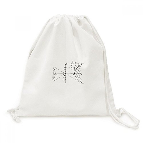 Sac en toile courbe hyperbolique pour ranger vos affaires facilement