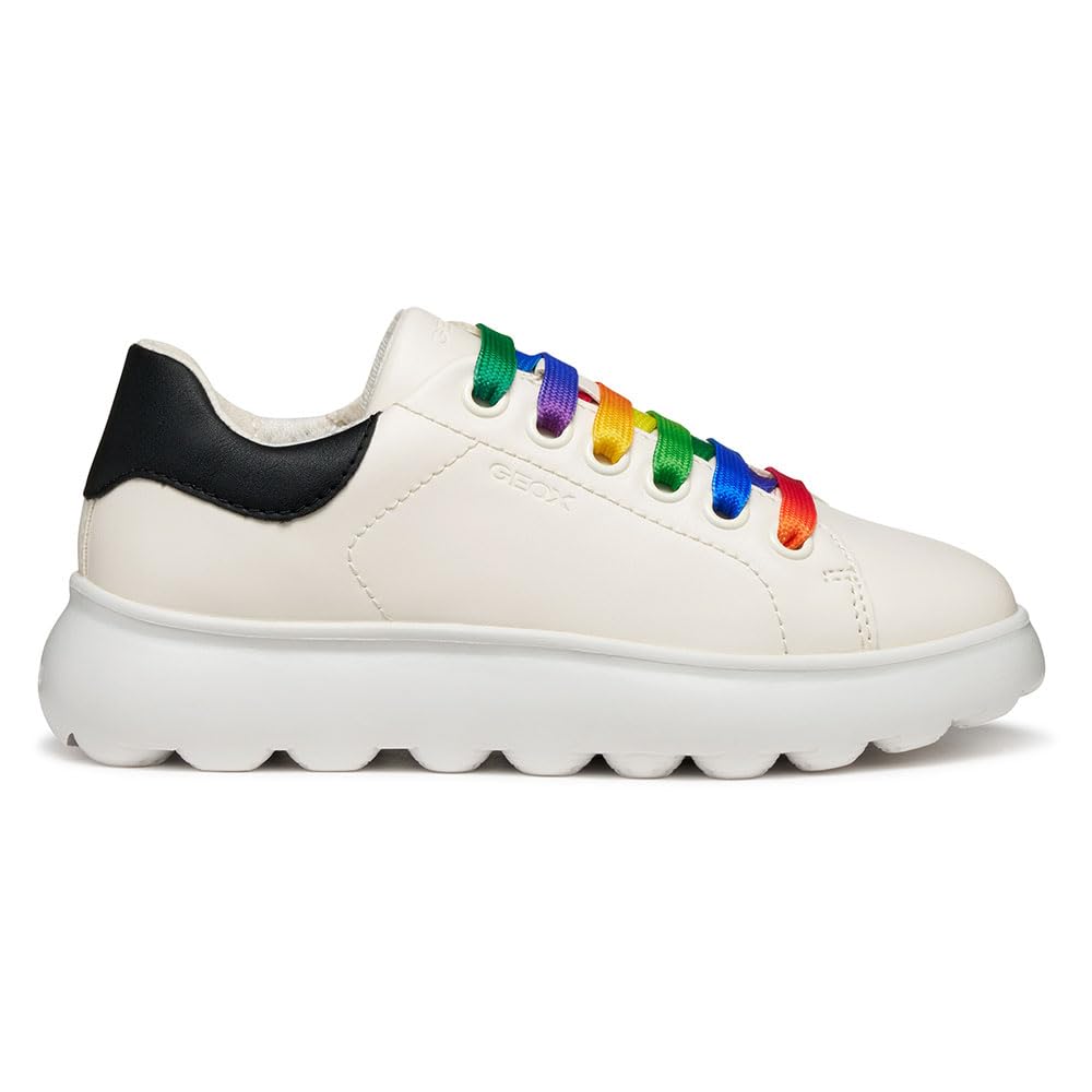 Geox Junior J Puffypop Girl Sneakers White/Multicolor, 33 EU