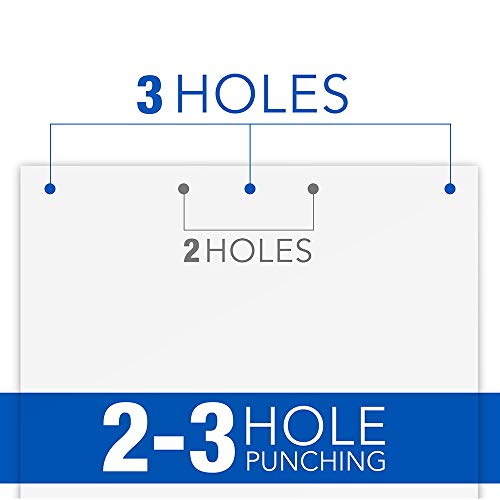 Image of Swingline 3 Hole Punch, 45 Sheet Capacity Three Hole Puncher 3 Ring, Paper Punch, SmartTouch Low Effort, Black & Silver (74136) (Pack of 4)