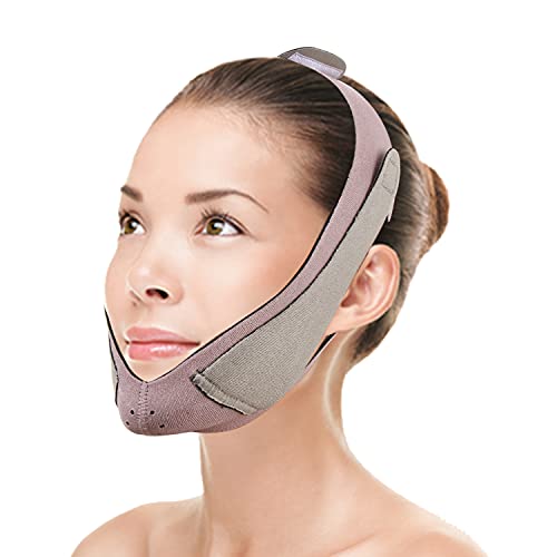 Face Slimming Strap, Double Chin Eliminator, V Line Mask Facial Slimming Strap Chin Up Mask Face Lifting Belt V Shaped Slimming Face Mask