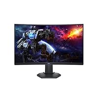 Dell S2721HGF, 27 Zoll, Gaming Monitor, curved, Full HD 1920x1080, 144Hz, 1ms, VA entspiegelt, 16:9, NVIDIA G-SYNC, höhenverstellbar/neigbar, HDMI 1.4, DP1.2, Headphone out, schwarz
