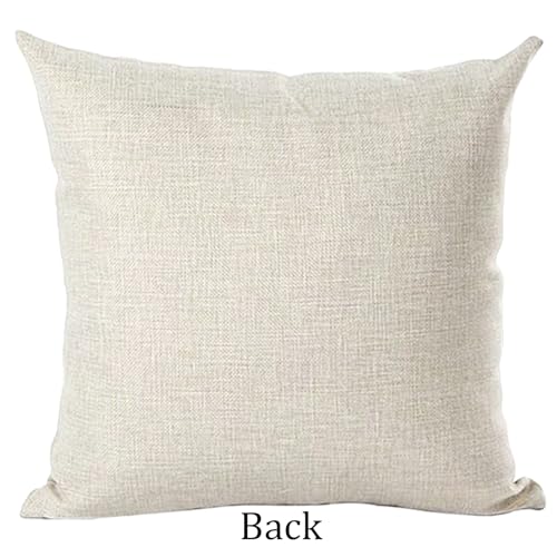 Ramirar Red Brown Word Art Quote Relax You are at The Cabin Bears Froest Trees Decorative Throw Pillow Cover Case Home Living Room Bed Sofa Car Cotton Linen Square 18 x 18 Inches