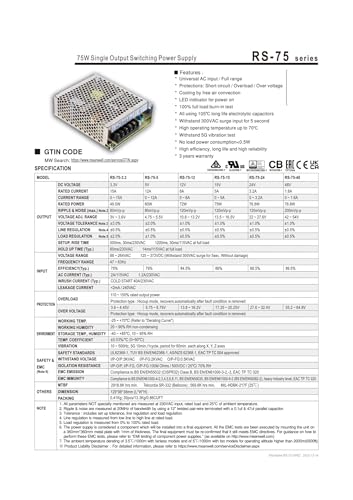 Alimentation à découpage RS-75 pour réparer une borne d'arcade rétro