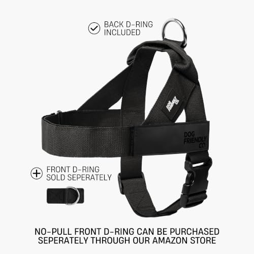 Dog Friendly Co. Dog Harness for Large Dogs (Pink, Large) | One Click Buckle, Chafe Resistant Webbing, Adjustable Neck & Chest, and Heavy Duty D-Ring, Sturdy Comfortable and Easy to Use - Image 3